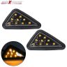 Allextreme EXUIB2O Universal Turn Signal Indicator Light Bike Front Rear Side Blinker Bulb for Motorcycles & Bikes (Amber, 2 PCS)