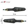 Allextreme EXBIAB2 Universal Super Bright Turn Signal Indicator Light Bike Front/Rear Side Indicator Blinker Bulb for Motorcycles & Bikes (12V, White, 2 PCS)
