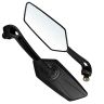 AllExtreme EXSBM02 Universal Bar End Convex Side Angular Mirrors Motorcycle Rear View Mirror For Mountain Bike Scooter Motorbike