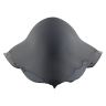 AllExtreme EXPVR15 Plastic Windscreen Visor Front Fairing Windshield Baffle Wind Deflectors for Yamaha R15 V3 (New Version) (Black)