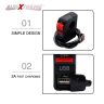 AllExtreme EXOSWU1 7/8" Handlebar Universal Bike Light Switch 22mm with USB Socket for Motorcycle ATV Scooter