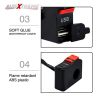 AllExtreme EXOSWU1 7/8" Handlebar Universal Bike Light Switch 22mm with USB Socket for Motorcycle ATV Scooter