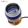 Allextreme EXU2PLB2 U2 Projector Lamp High Intensity Led Headlight Stylish Dual Ring Cob Led Inside Double Angel's Eye Ring Lens Projector (Blue, Pack of 2)