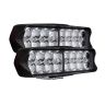 Allextreme EX16SW2 Imported Universal 16 LED Fog Light Off/On Road Driving Work Lamp for Bike Cars and Motorcycle (48W, White Light, 2 PCS)