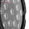 Allextreme EX7P1B2 17 LED Polymer Body Round LED Fog Light 7 Inch Off Road Driving Roof Universal Spot Lamp for Car, SUV & Bikes (51W, 2Pcs)