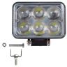 Allextreme EX6L5D1 18W 6 LED 5D Fog Light Water Resistant Spot Beam DRL Lamp for Bikes, Cars, SUVs & Motorcycles (18W, White)