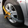 AllExtreme ALBLS3 Full Cover Anti Theft Car Wheel Lock Clamp Heavy Duty SUV Tire Boot Claw Adjustable for Auto Car Truck with Two Keys