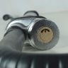 Allextreme CQ-6084 Car Steering Wheel Brake Lock Anti-Theft Retractable Double Hook Car Clutch Pedal Lock Security with 2 Keys