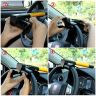 AllExtreme CQ-6004 Universal Car Steering Wheel Lock with 2 Keys Anti Theft Locking T-Shaped Security Lock for Van SUV