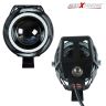 Allextreme EXFLTPL01 U11 CREE LED Fog Light Universal Waterproof Projector Lamp with Dual Ring for Car, Motorcycle and Bikes (Pack of 1)