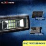 Allextreme EXLM24W1 6 inch 12 LED Dual Row Fog Light Bar with Spot Beam for Bike Car Truck (24W)