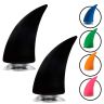 Allextreme EX1HHR Helmet Silicone Devil Horn Suction Pad Rubber Headwear Decor Accessories for Riding (Random, Pack of 2)