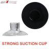 Allextreme EX1HHR Helmet Silicone Devil Horn Suction Pad Rubber Headwear Decor Accessories for Riding (Random, Pack of 2)