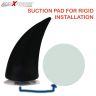 Allextreme EX1HHR Helmet Silicone Devil Horn Suction Pad Rubber Headwear Decor Accessories for Riding (Random, Pack of 2)