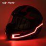 Allextreme Exhnl1R El Led Helmet Light Strip With 3 Modes Flashing Night Bike Motorcycle Riding Signal Sticker (Red), motorcycling
