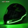 Allextreme Exhnl1G El Led Helmet Light Strip With 3 Modes Flashing Night Bike Motorcycle Riding Signal Sticker (Green), Motorcycling