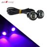 AllExtreme EXELLB2 Eagle Eye Universal License Number Plate LED Light Bumper Daytime Running Lamp for Bikes, Motorcycles, Cars, SUVs and Truck (9W, Blue, 2 PCS)