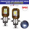 Allextreme H4 Projector LED Headlight Bulb White CREE LED Driving DRL Light for Motorcycle, Scooter, Car, Truck, ATV (9W, Pack of 1)