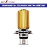 Allextreme H4 Projector LED Headlight Bulb White CREE LED Driving DRL Light for Motorcycle, Scooter, Car, Truck, ATV (9W, Pack of 1)