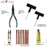 AllExtreme Universal Tubeless Tyre Puncture Repair Kit Flat Tire Puncher Patch Tools (Model 6)