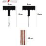 AllExtreme Universal Tubeless Tyre Puncture Repair Kit Flat Tire Puncher Patch Tools (Model 6)