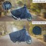 AllExtreme A7001-B Activa Scooty Body Cover Waterproof Gearless Scooter Rain Dust Cover for Indoor Outdoor Protection (Navy Blue)