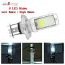 Allextreme EXH4W1P H4 Headlight Brightness COB 900Lm 12V LED Head Lamp Bulb for Cars 30W (White)