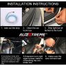 AllExtreme EXDRLY2 Flexible Silica Gel Daytime Running Strip Light Auto LED Strip Soft Tube Lamp turn signal Light for Bikes Cars and Home Decoration Rear (Red + Orange + Ice Blue)