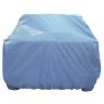 Allextreme ST7006 Car Body Cover Compatible with Hyundai Santro Custom Fit Dustproof UV Heat Resistant Indoor Outdoor Body Protection (Blue with Mirror)