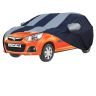 Allextreme AK7005 Car Body Cover Compatible with Maruti Suzuki Alto K10 Custom Fit Dustproof UV Heat Resistant Indoor Outdoor Body Protection (Blue-Silver with Mirror)