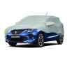 Allextreme BN7003 Car Body Cover Compatible with Maruti Suzuki Baleno Custom Fit Dustproof UV Heat Resistant Indoor Outdoor Body Protection (Silver with Mirror)