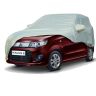 Allextreme W7003 Car Body Cover Compatible with Maruti Suzuki Wagon R Custom Fit Dustproof UV Heat Resistant Indoor Outdoor Body Protection (Silver with Mirror)