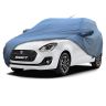 Allextreme SF7006 Car Body Cover Compatible with Maruti Suzuki Swift Custom Fit Dustproof UV Heat Resistant Indoor Outdoor Body Protection (Blue with Mirror)