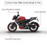 AllExtreme P7001 Bike Body Cover Compatible with Bajaj Pulsar Rain Dust Water Resistant for Indoor Outdoor Protection (Blue)