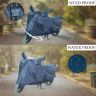 AllExtreme P7001 Bike Body Cover Compatible with Bajaj Pulsar Rain Dust Water Resistant for Indoor Outdoor Protection (Blue)