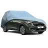 Allextreme K7001 Car Body Cover Compatible with Kia Seltos Custom Fit Dustproof UV Heat Resistant Indoor Outdoor Body Protection (Grey Without Mirror)
