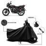 Allextreme EXRCUB Bike Body Cover Compatible with Royal Enfield Rain Dust Water Resistant for Indoor Outdoor Protection Universal (Black)
