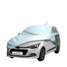 Allextreme I7007 100% Tested Waterproof Car Body Cover Compatible with Hyundai Elite i20 Custom Fit Dustproof UV Heat Resistant Indoor Outdoor Body Protection (Reflective Silver with Mirror)2