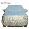 Allextreme I7007 100% Tested Waterproof Car Body Cover Compatible with Hyundai Elite i20 Custom Fit Dustproof UV Heat Resistant Indoor Outdoor Body Protection (Reflective Silver with Mirror)2