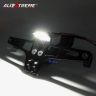 AllExtreme EXNPBL9 Universal Adjustable Motorcycle Number License Plate Aluminum Alloy Holder Mount Bracket for All Bikes (Black)