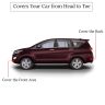 Allextreme AK7002 Car Body Cover Compatible with Maruti Suzuki Alto K10 Custom Fit Dustproof UV Heat Resistant Indoor Outdoor Body Protection (Silver Without Mirror)