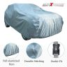 Allextreme D7001 Car Body Cover Compatible with Maruti Suzuki Swift Dzire Custom Fit Dustproof UV Heat Resistant Indoor Outdoor Body Protection (Grey Without Mirror)