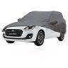 Allextreme D7004 Car Body Cover Compatible with Maruti Suzuki Swift Dzire Custom Fit Dustproof UV Heat Resistant Indoor Outdoor Body Protection (Grey with Mirror)