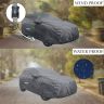 Allextreme D7004 Car Body Cover Compatible with Maruti Suzuki Swift Dzire Custom Fit Dustproof UV Heat Resistant Indoor Outdoor Body Protection (Grey with Mirror)