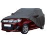 Allextreme W7004 Car Body Cover Compatible with Maruti Suzuki Wagon R Custom Fit Dustproof UV Heat Resistant Indoor Outdoor Body Protection (Grey with Mirror)