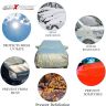 Allextreme BZ7007 100% Tested Waterproof Car Body Cover Compatible with Maruti Suzuki Brezza Custom Fit Dustproof UV Heat Resistant Indoor Outdoor Body Protection (Reflective Silver with Mirror)