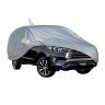 Allextreme TC7007 100% Tested Waterproof Car Body Cover Compatible with Toyota Innova Crysta Custom Fit Dustproof UV Heat Resistant Indoor Outdoor Body Protection (Reflective Silver with Mirror)