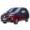 Allextreme H7005 Car Body Cover Compatible with MG Hector Custom Fit Dustproof UV Heat Resistant Indoor Outdoor Body Protection (Blue-Silver with Mirror)
