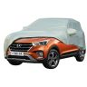 Allextreme HC7003 Car Body Cover Compatible with Hyundai Creta Custom Fit Dustproof UV Heat Resistant Indoor Outdoor Body Protection (Silver with Mirror)