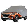 AllExtreme HC7002 Car Body Cover for Hyundai Creta Custom Fit Dust UV Heat Resistant for Indoor Outdoor SUV Protection (Silver Without Mirror)